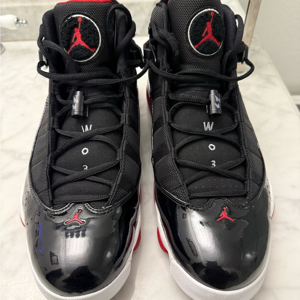 Nike Air Jordan 6Rings 'Bred'Black Red Men’s 13 Retro Basketball 322992-071